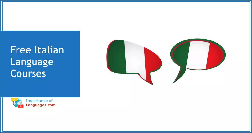 Free italian Language courses