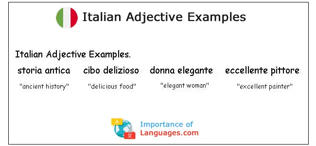 Italian Adjective Examples
