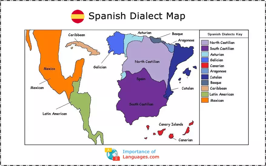 Spanish Dialect Map
