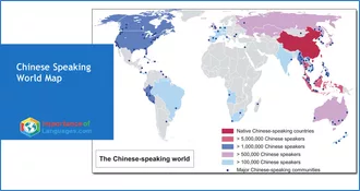 Chinese Speaking Map