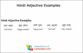 Hindi Adjective Examples